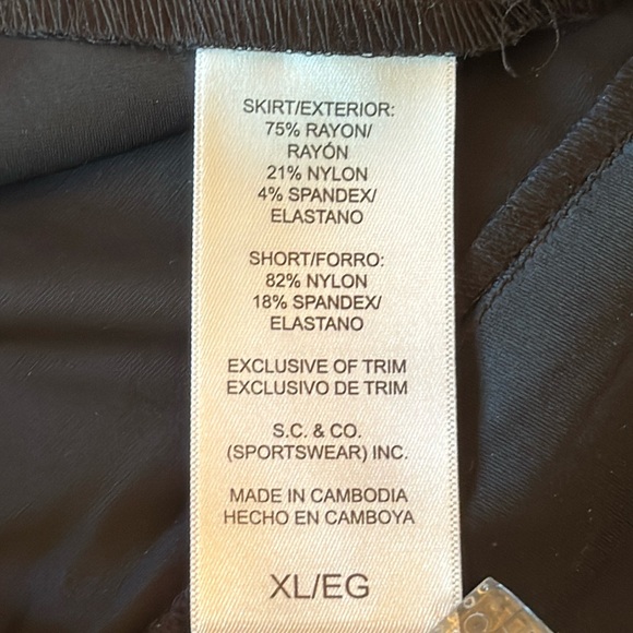 S.C. & Co Golf Skirt/Skort with Pockets - NWOT - Picture 8 of 12